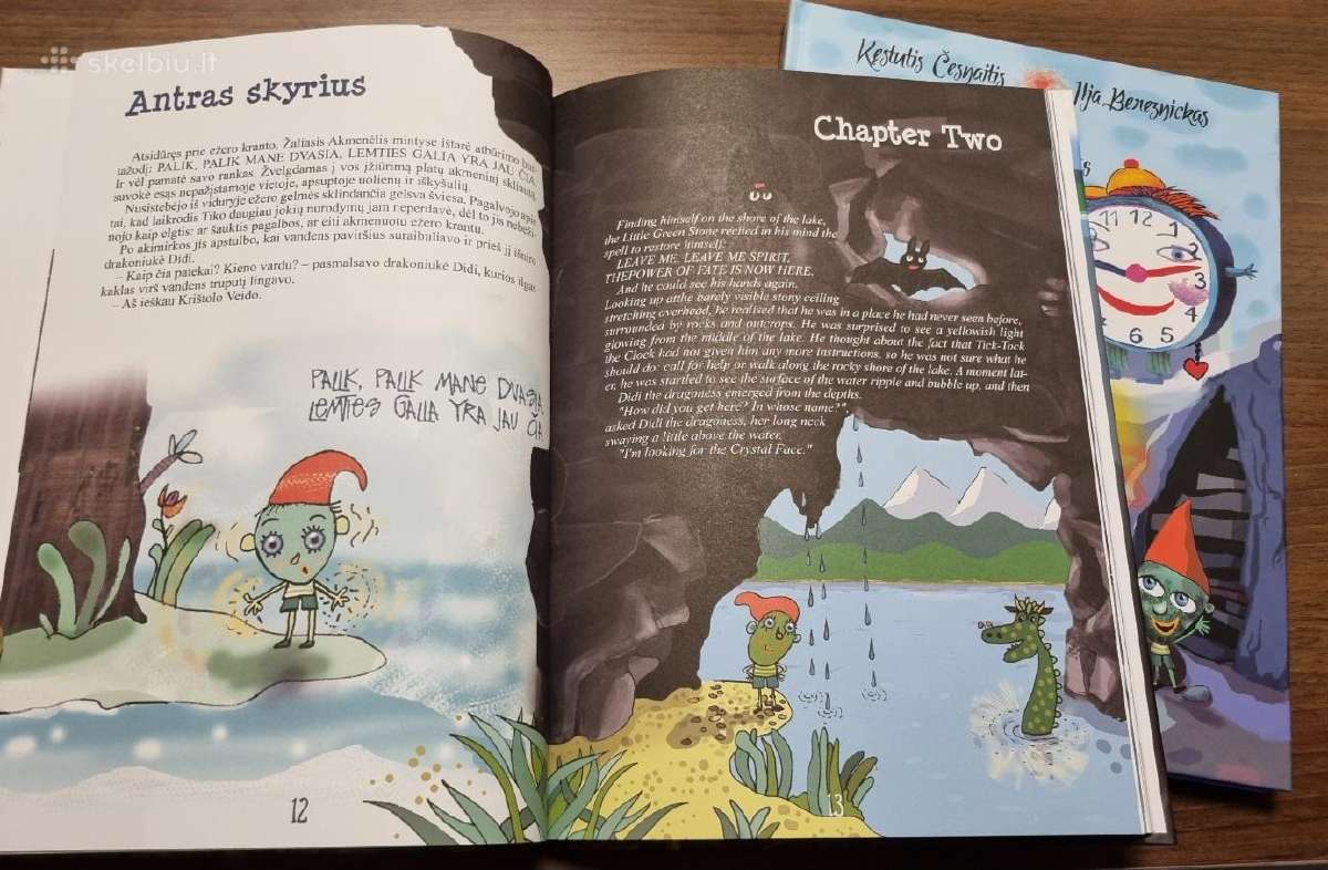 Pasakos lietuvių+anglų kalba: Žaliasis akmenėlis i - nuotraukos Nr. 12