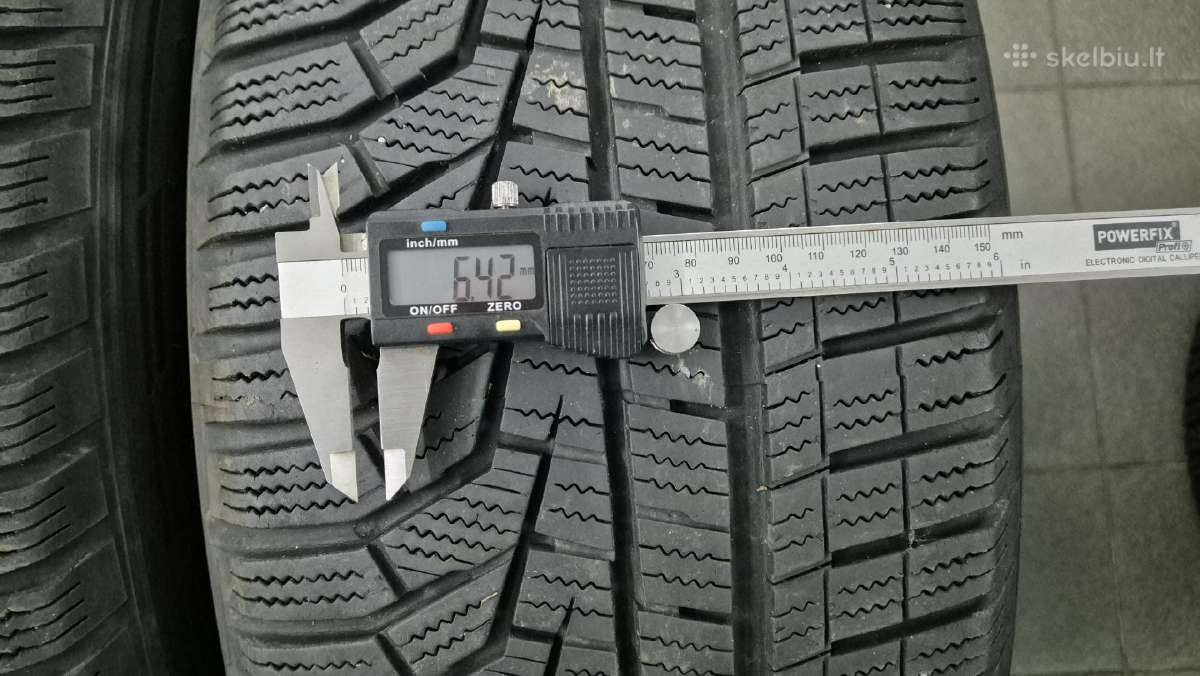 Komplektas žieminių 225/50 R18 Hankook ir Pirelli - nuotraukos Nr. 2