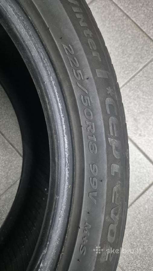 Komplektas žieminių 225/50 R18 Hankook ir Pirelli - nuotraukos Nr. 9