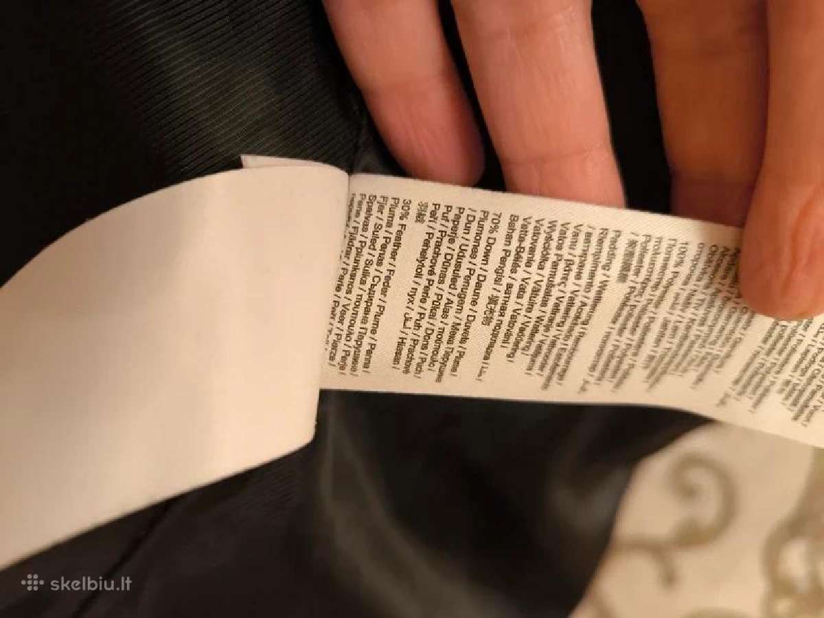 Moteriškas žieminis pūkinis paltas striukė 38-40 - nuotraukos Nr. 6