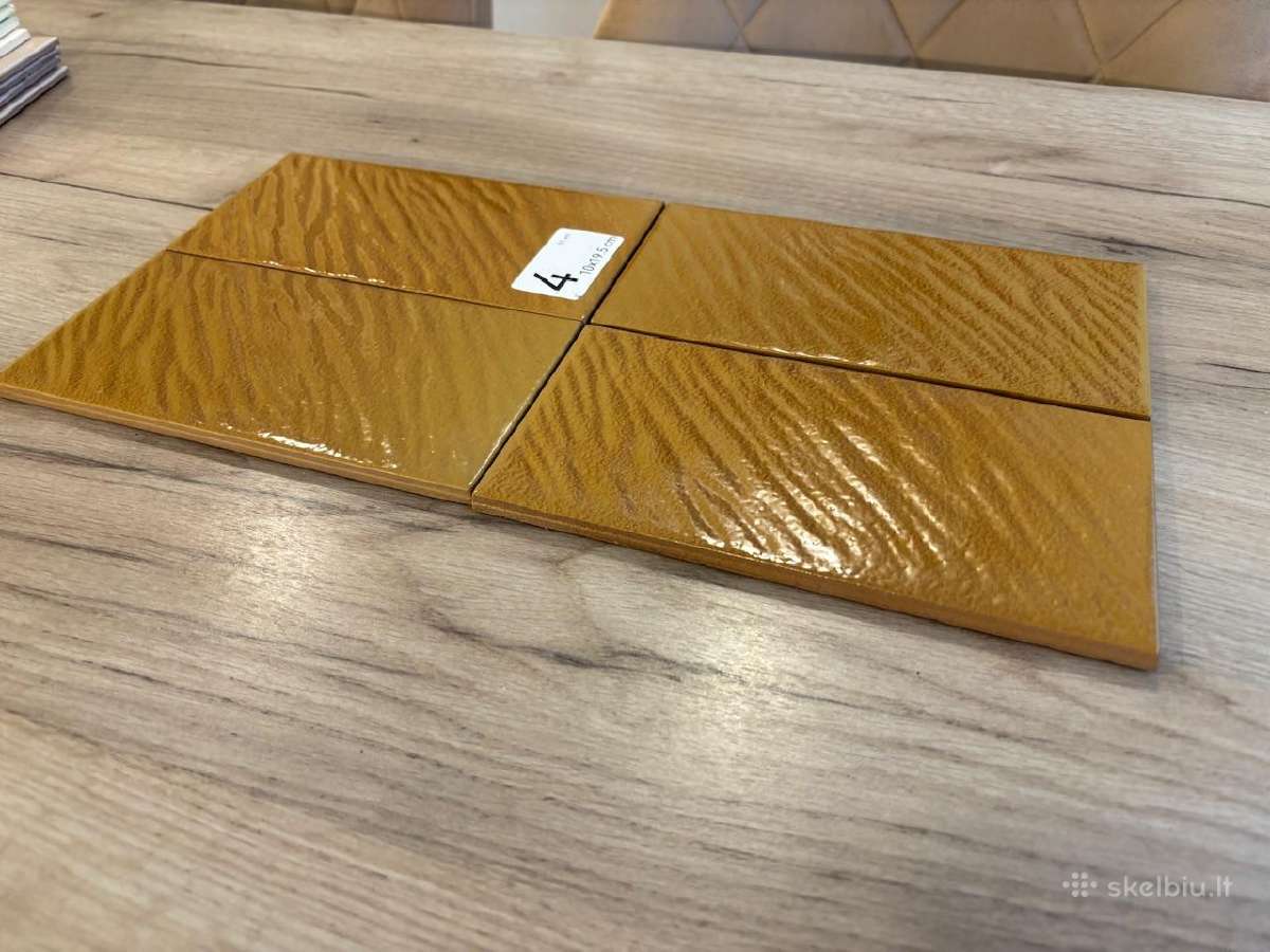 Vintažinės Turkiškos grindų plytelės 10x19.5cm - nuotraukos Nr. 2