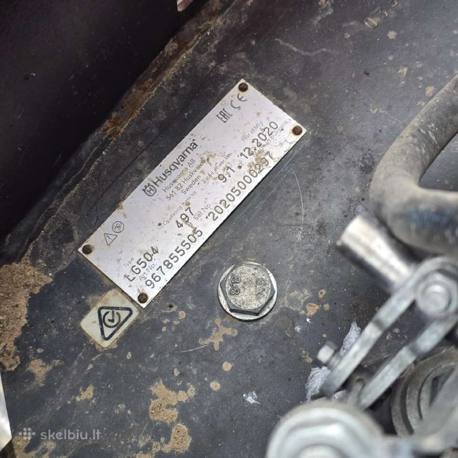 Vibroplokštė Husqvarna Lg504, Hatz 1d81z variklis - nuotraukos Nr. 3