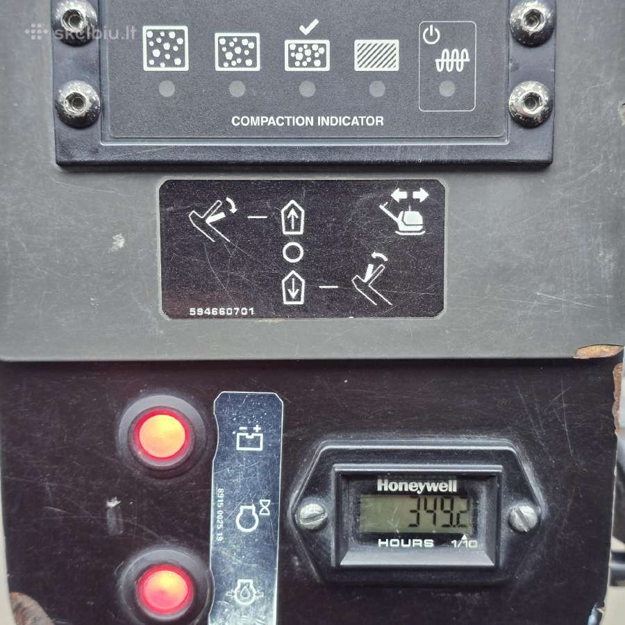 Vibroplokštė Husqvarna Lg504, Hatz 1d81z variklis - nuotraukos Nr. 6