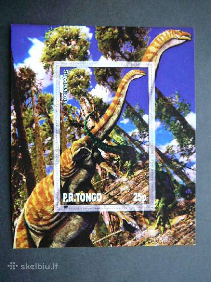 Dinozaurai Tonga 2011 Mnh tn235
