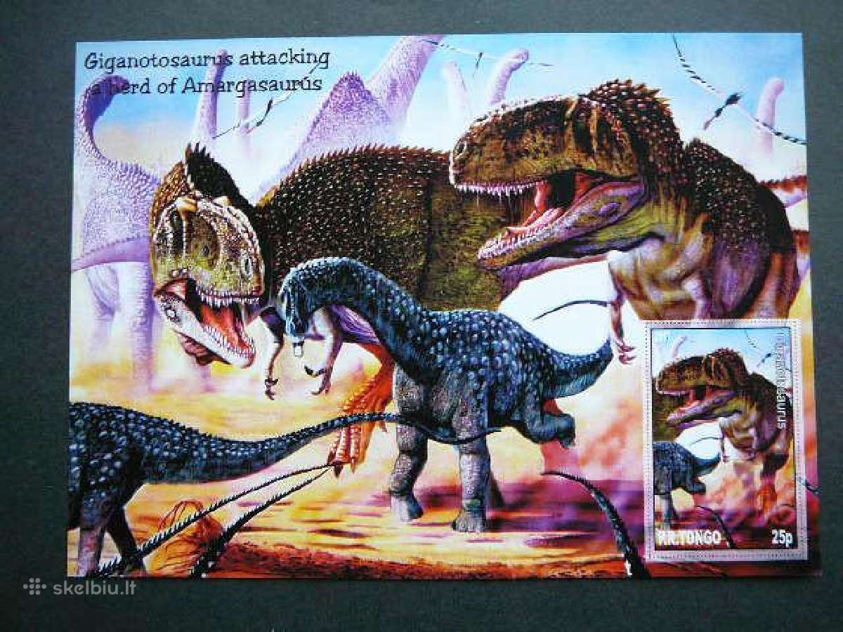 Dinozaurai Tonga 2011 Mnh tn244