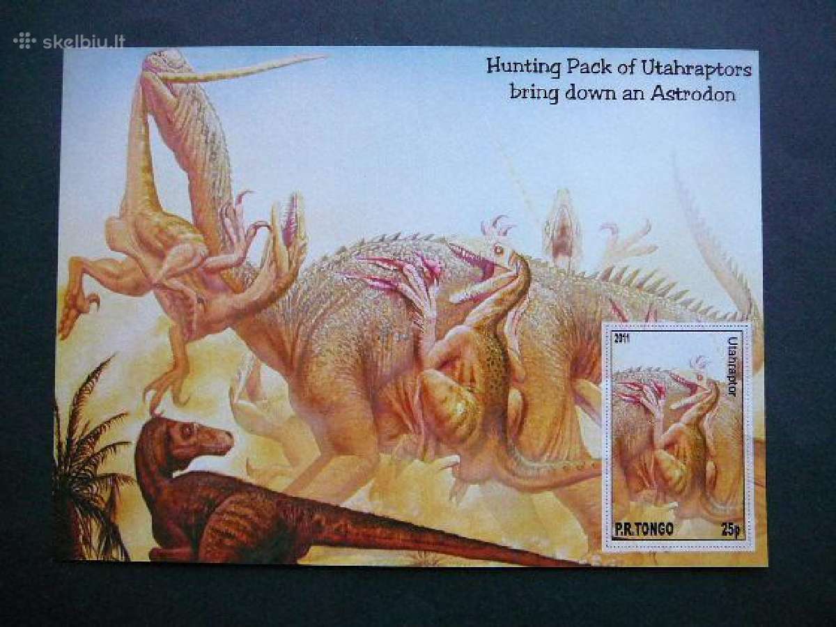 Dinozaurai Tonga 2011 Mnh tn245