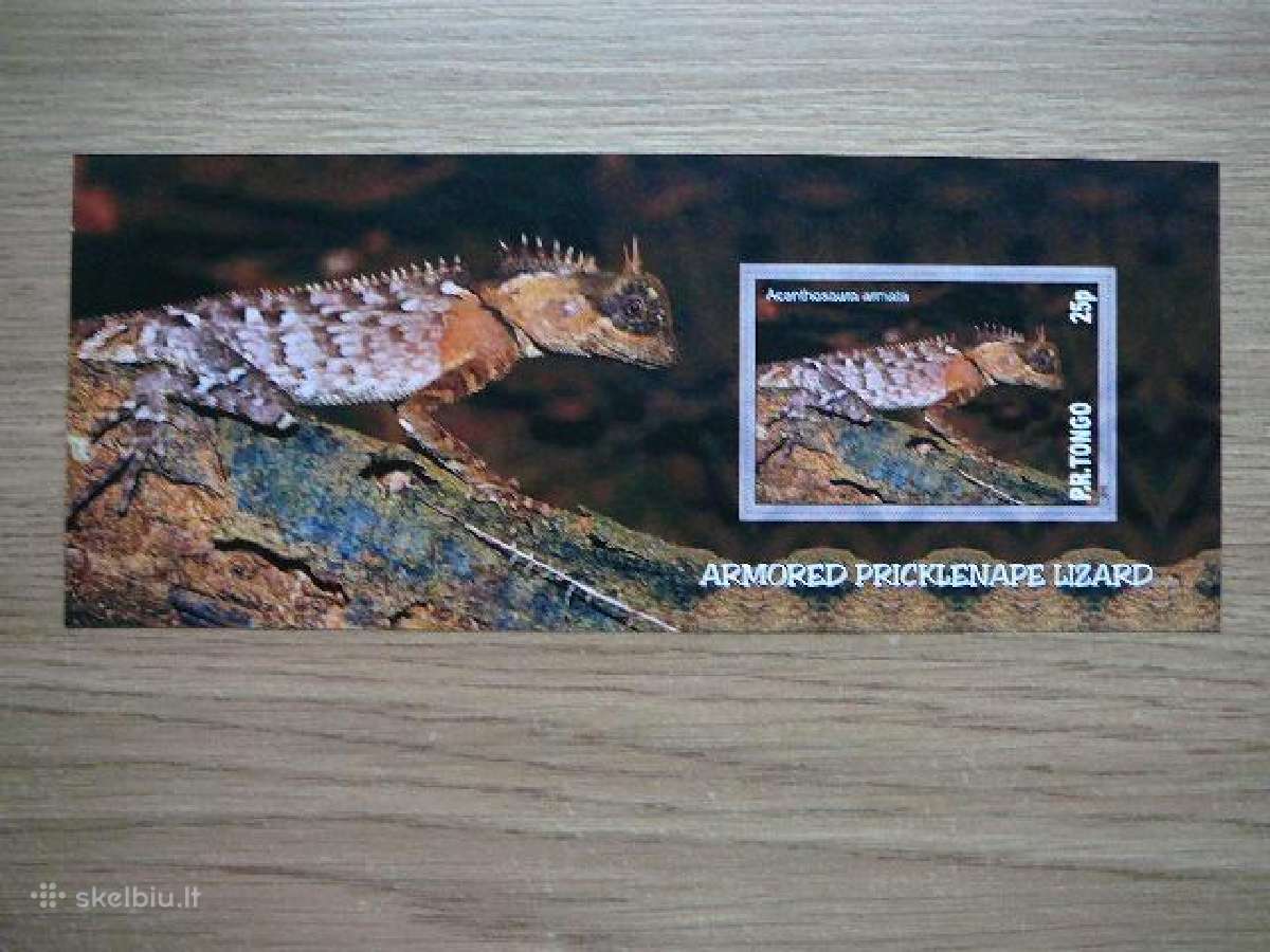 Driezai Reptilijos Tonga 2010 Mnh tn336