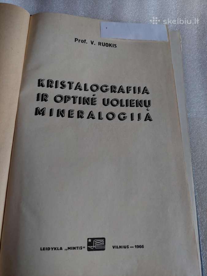 Kristalografija ir optinė uolienų mineralogija - nuotraukos Nr. 2