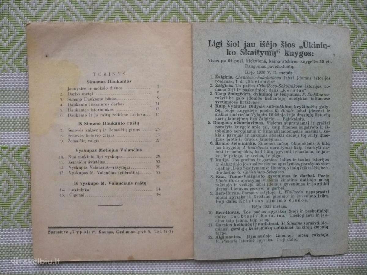 Ūkininko skaitiniai Nr. 5 (14) 1931 - nuotraukos Nr. 3