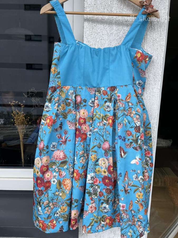 Prabangi išskirtinė turkiška suknelė L/ XL - nuotraukos Nr. 4