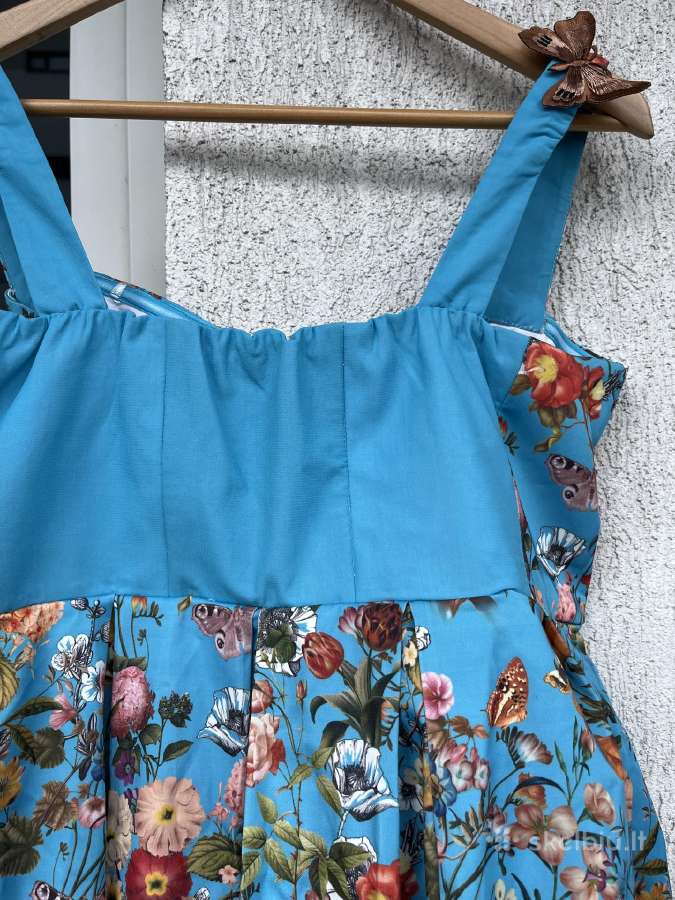 Prabangi išskirtinė turkiška suknelė L/ XL - nuotraukos Nr. 6