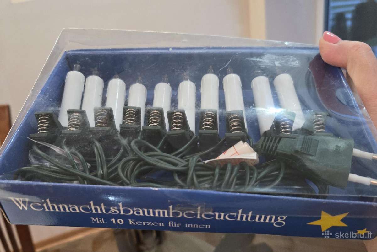 Vintažinės eglutės lemputės