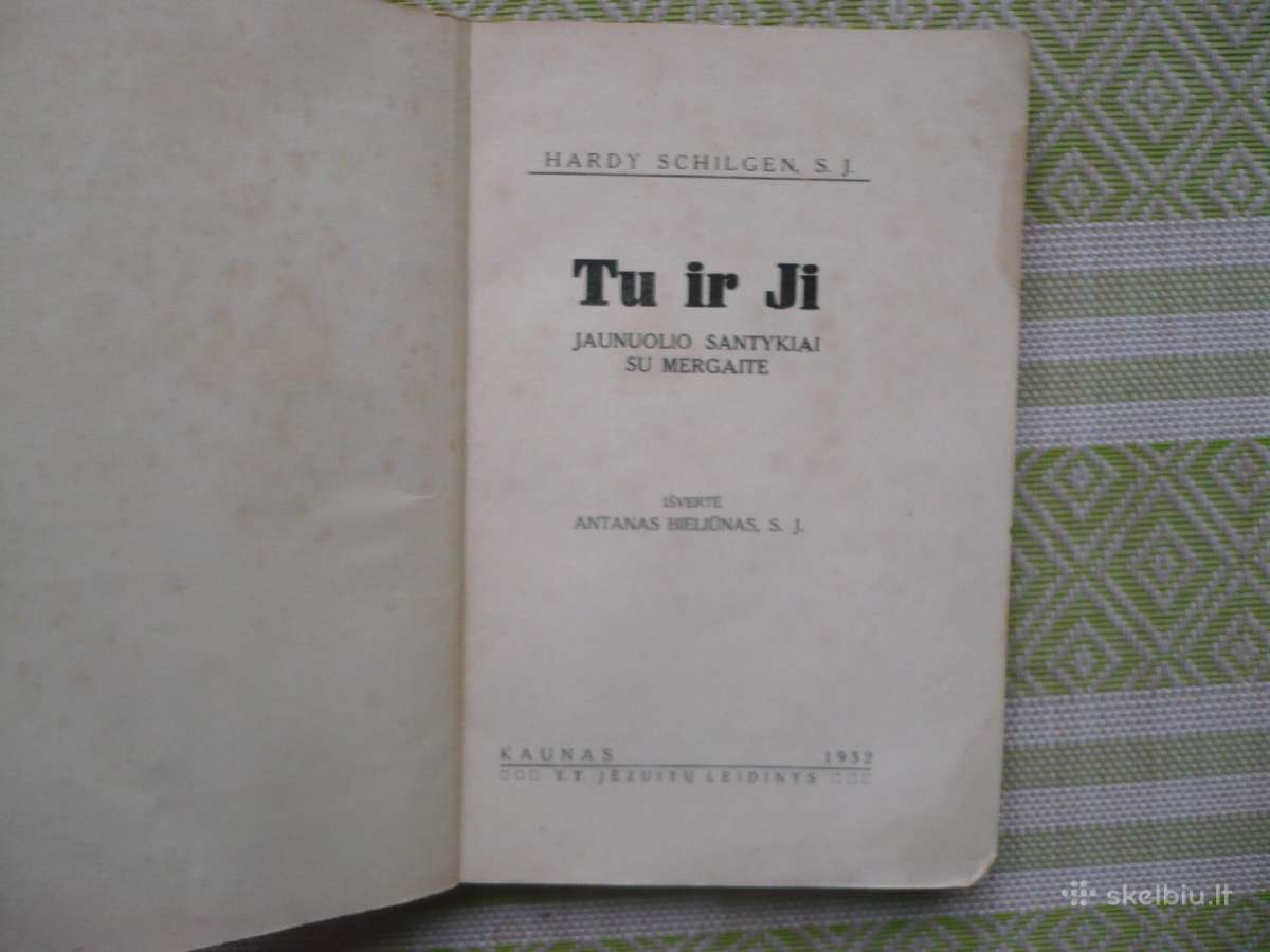 Hardy Schilgen - Tu ir Ji 1932 - nuotraukos Nr. 2