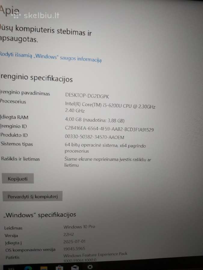 Lenovo Thinkpad L560 - nuotraukos Nr. 4