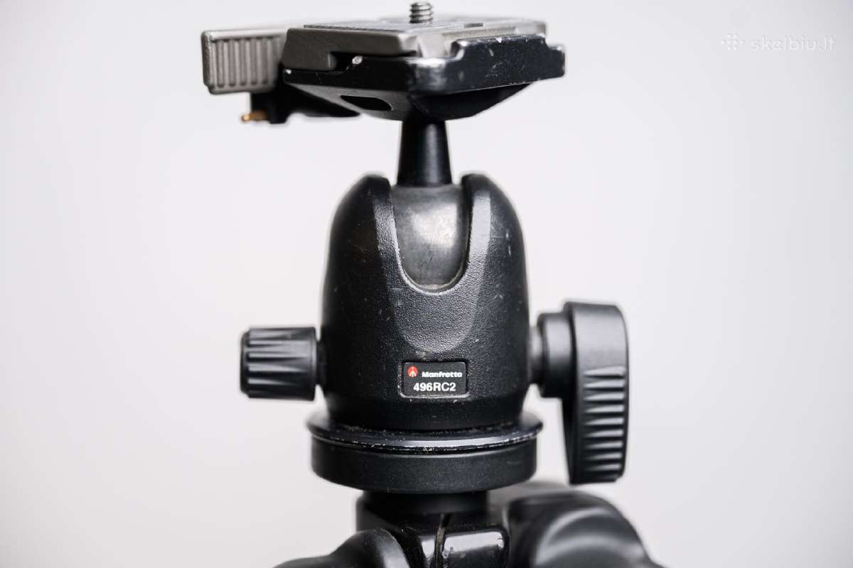 Trikojis Benro su Manfrotto 496 galvute - nuotraukos Nr. 8