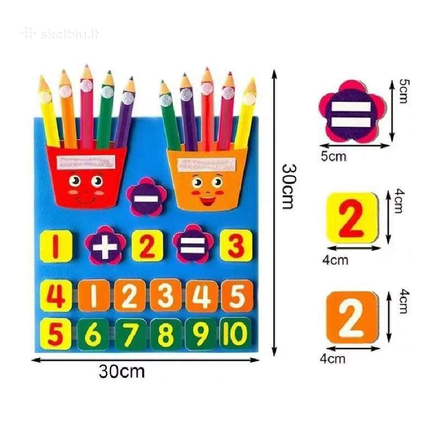 Veltinių pieštukų matematika - nuotraukos Nr. 2