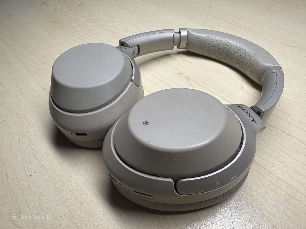 Sony Wh-1000xm3 kreminės spalvos - nuotraukos Nr. 2