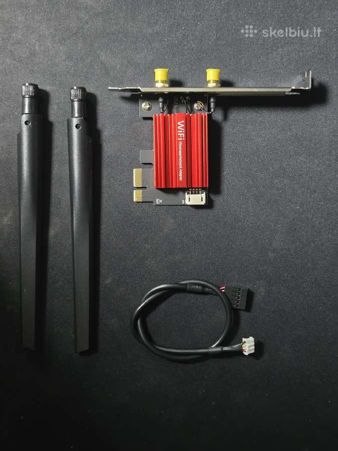 WiFi bluetooth adapteriai kompiuteriui Usb pcie