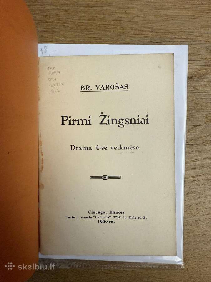 Pirmi Žingsniai. Drama 1909 - nuotraukos Nr. 2