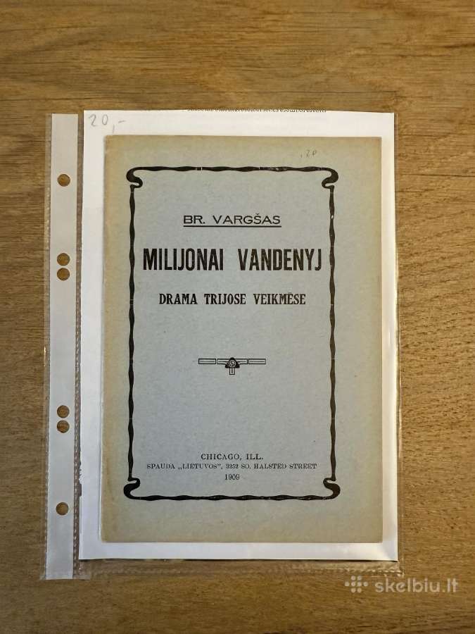Milijonai Vandenyj 1909