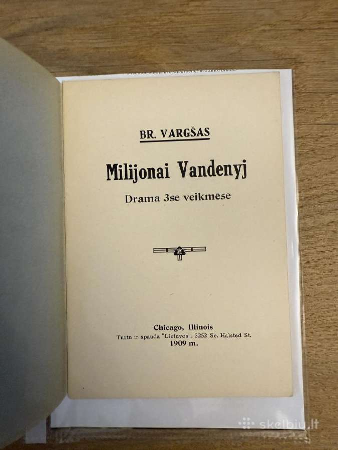 Milijonai Vandenyj 1909 - nuotraukos Nr. 2