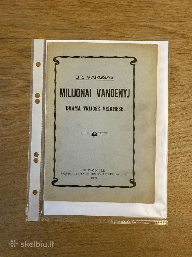 Milijonai Vandenyj 1909
