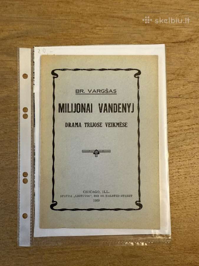 Milijonai Vandenyj 1909