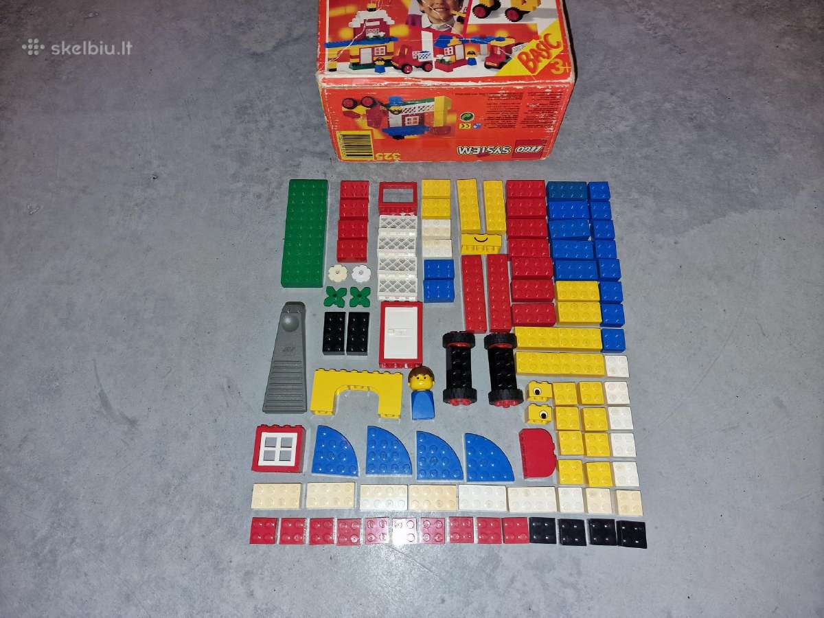 Vintažinis rinkinys Lego System Basic 325 1992m. - nuotraukos Nr. 2