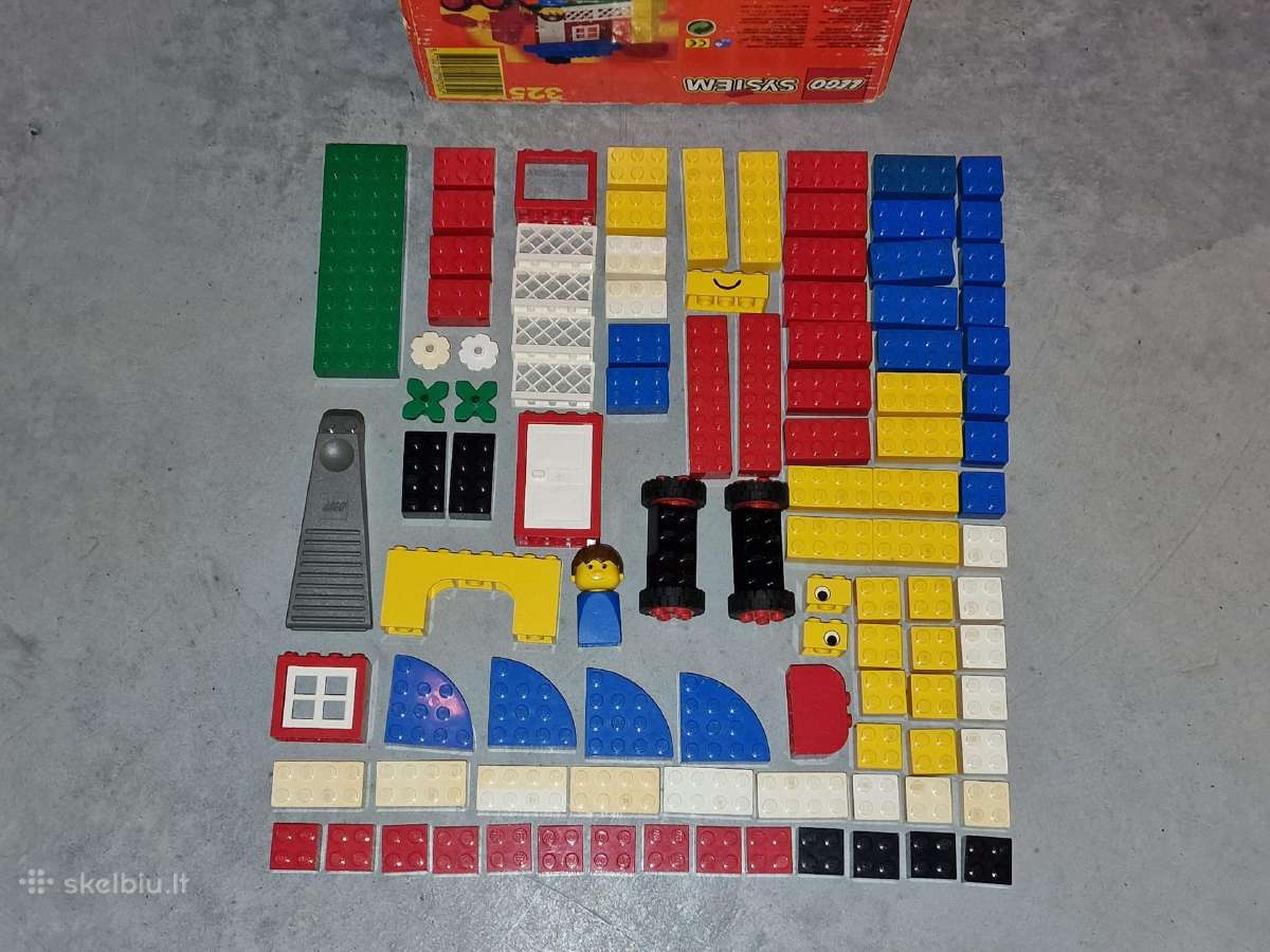 Vintažinis rinkinys Lego System Basic 325 1992m. - nuotraukos Nr. 3