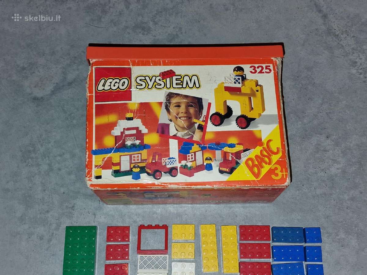 Vintažinis rinkinys Lego System Basic 325 1992m.