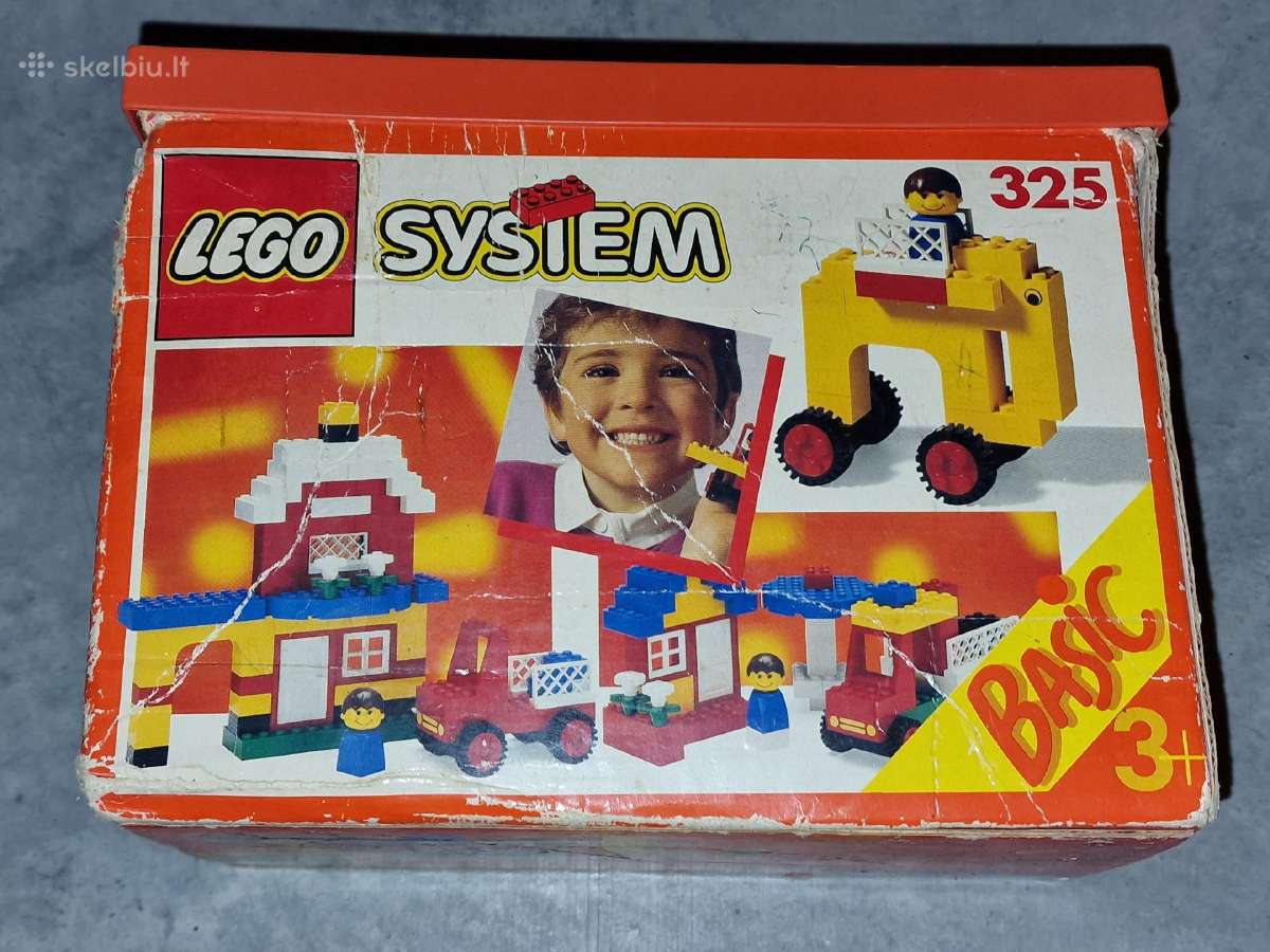 Vintažinis rinkinys Lego System Basic 325 1992m. - nuotraukos Nr. 5