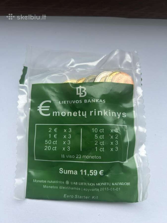 2015 Eur monetų rinkinys - Lietuva