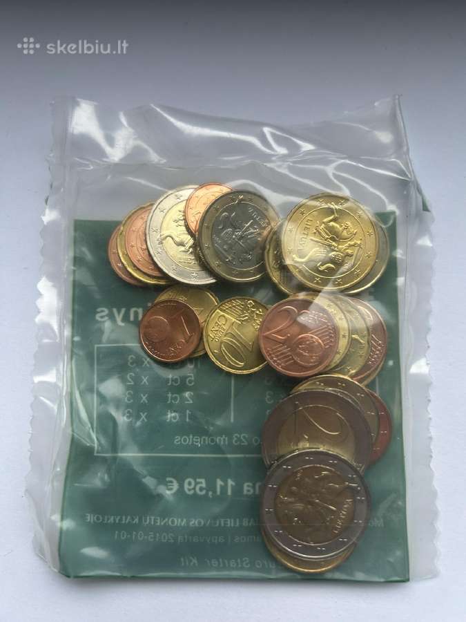 2015 Eur monetų rinkinys - Lietuva - nuotraukos Nr. 2