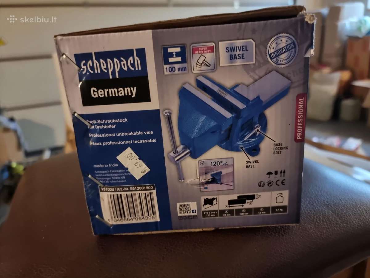 Metaliniai spaustai Scheppach - nuotraukos Nr. 3
