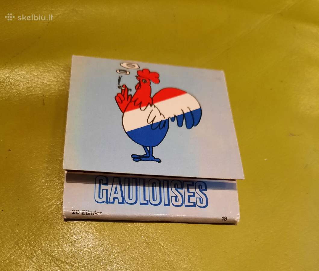 Rem. Degtukų dėžutė Gauloises - nuotraukos Nr. 4