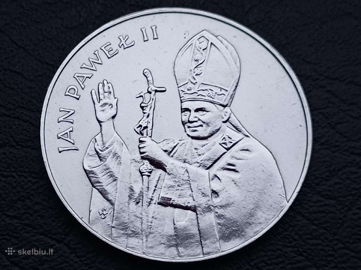 (646) 1000 zlotų 1987m. Lenkija 19,3g.
