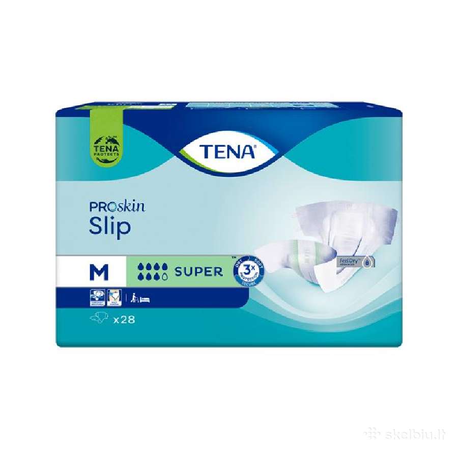 Tena Slip Super (M). Anatominės, n28. - nuotraukos Nr. 3