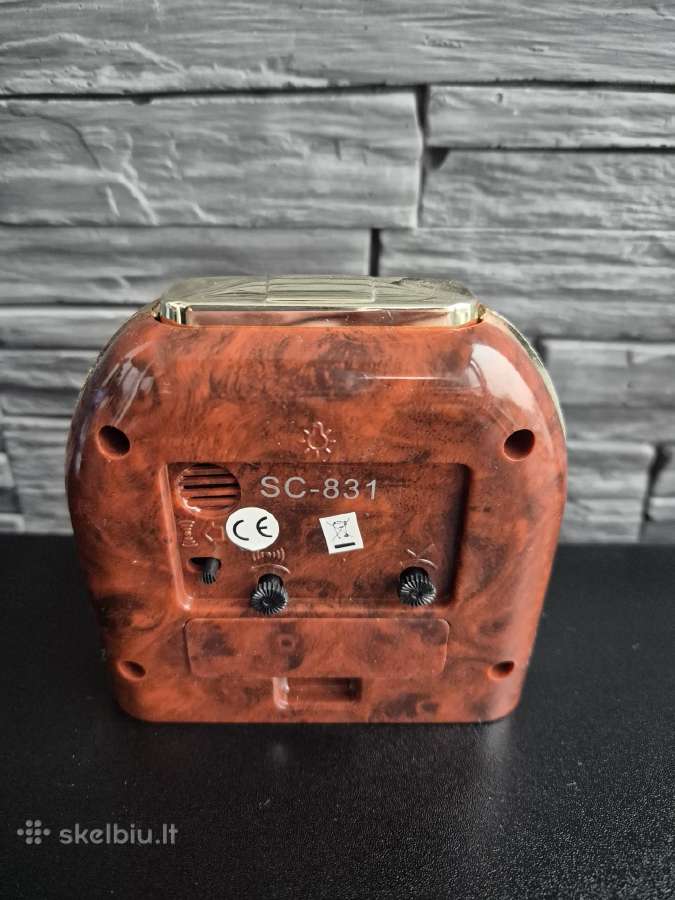 Laikrodis zadintuvas Scarlett Sc-831 - nuotraukos Nr. 2