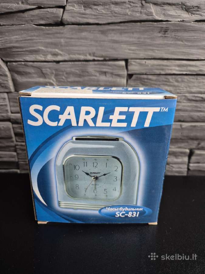 Laikrodis zadintuvas Scarlett Sc-831 - nuotraukos Nr. 3
