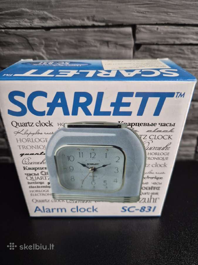 Laikrodis zadintuvas Scarlett Sc-831 - nuotraukos Nr. 4