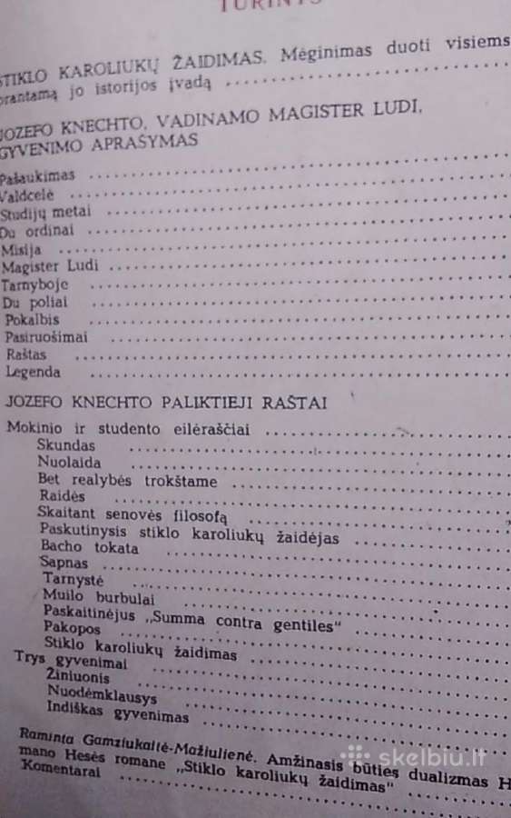 Stiklo karoliukų žaidimas - nuotraukos Nr. 3