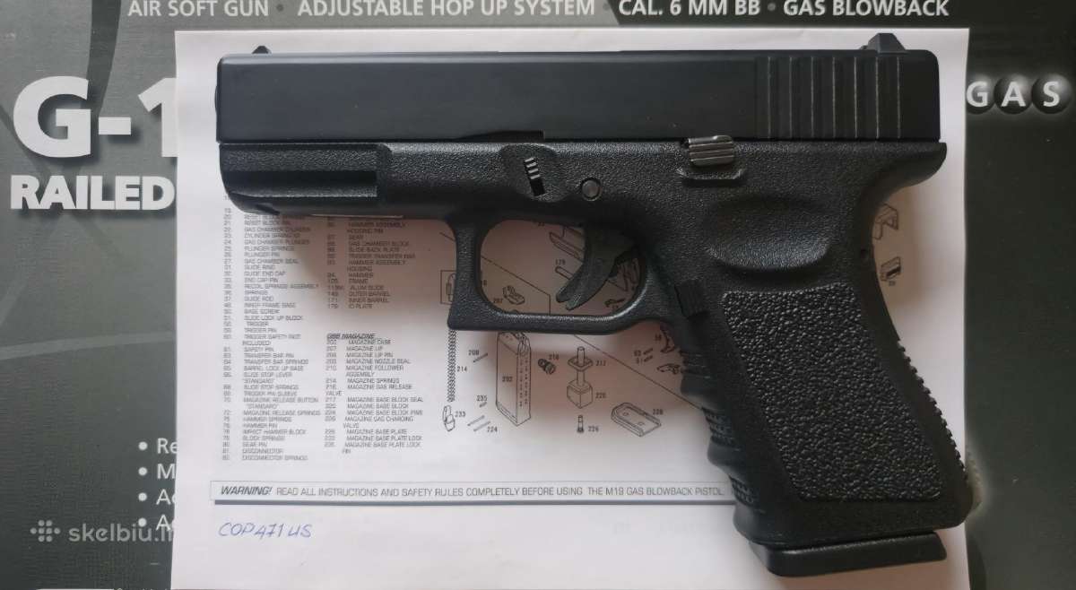 Glock 19 4gen (gas blow back)