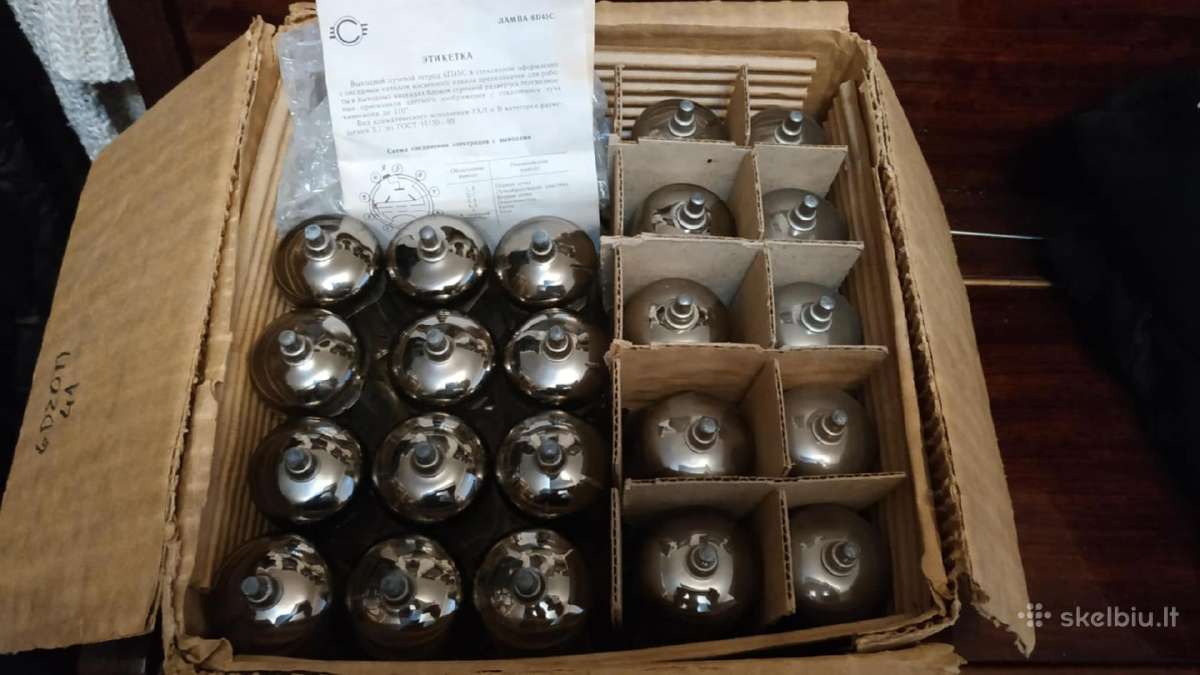 6p45s, Gm-5b 6n1p, gu-50 ir kitos radio lempos - nuotraukos Nr. 8