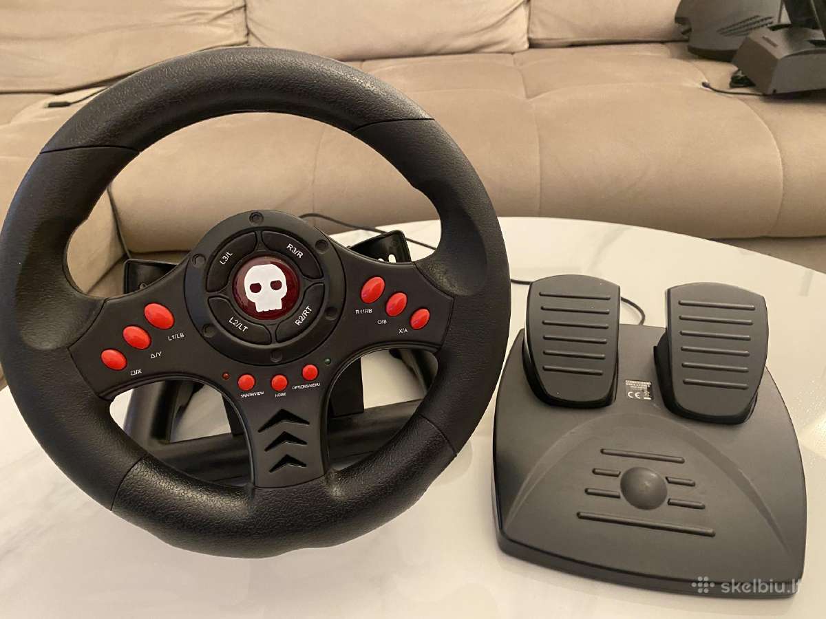 Numskull Multi Format Steering Wheel and Pedals (V