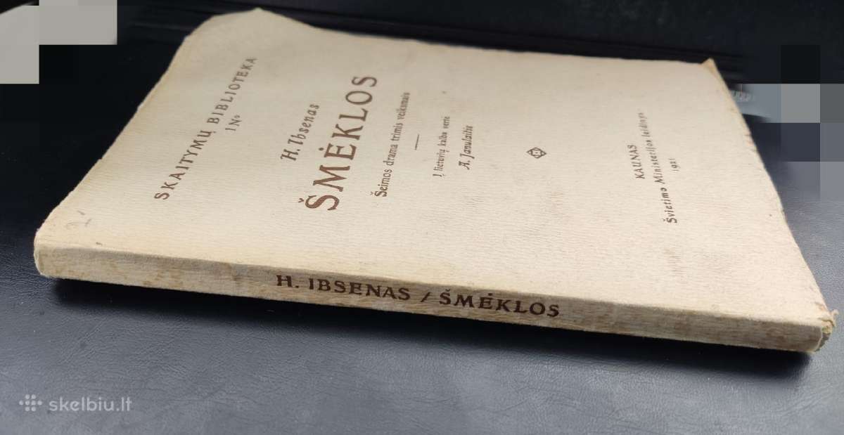 Kolekcinė- „šmėklos“-1921m. H. Ibsenas. - nuotraukos Nr. 18