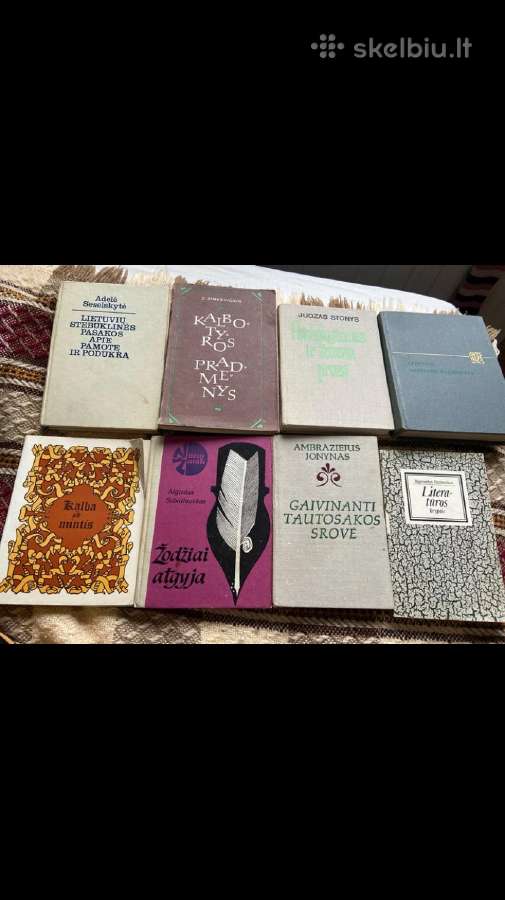 Senos knygelės literatūros ir lingvistikos temomis