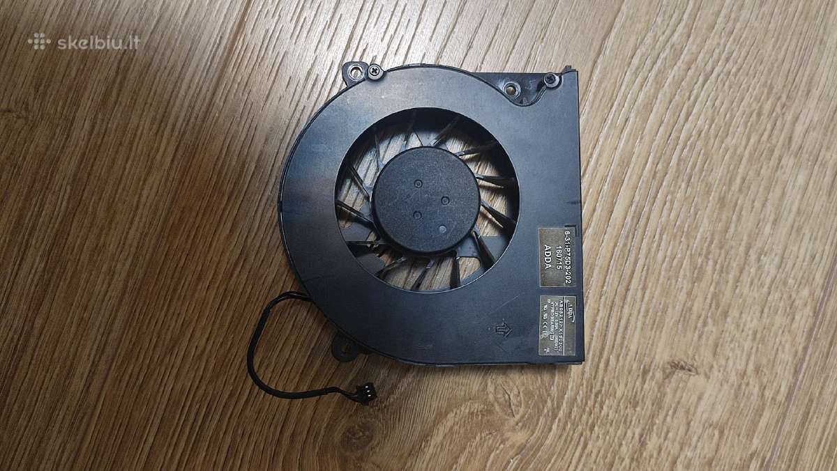 Ventiliatoriai Dc 12 V 0.5 A Clevo Originalūs Adda