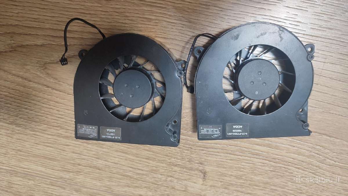 Ventiliatoriai Dc 12 V 0.5 A Clevo Originalūs Adda - nuotraukos Nr. 2