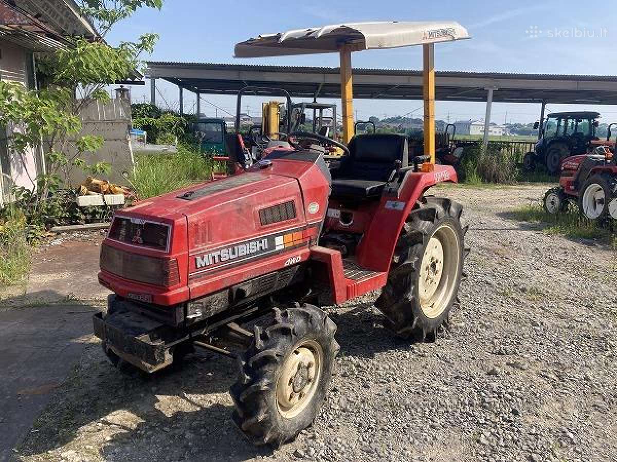 Japoniški Mini traktoriai Mitsubishi, Kubota. - nuotraukos Nr. 3