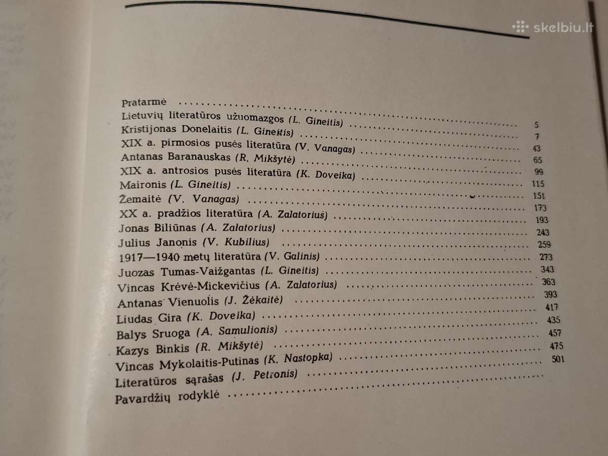 Lietuvių literatūros istorija - nuotraukos Nr. 9